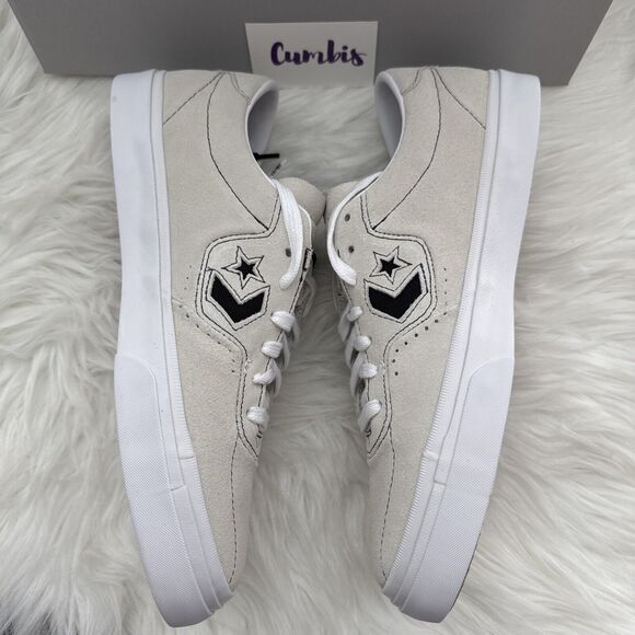 Converse Louie Lopez Pro Ox CONS Men's Sz 10 Wmns 11.5 Egret White Black A06236C - Picture 3 of 12